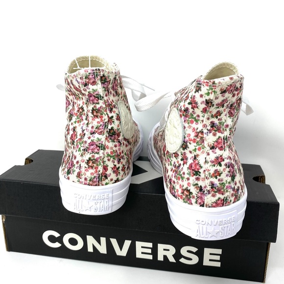 Converse Chuck Taylor All Star High  Floral Foam Women's Size 164659C - Picture 9 of 11